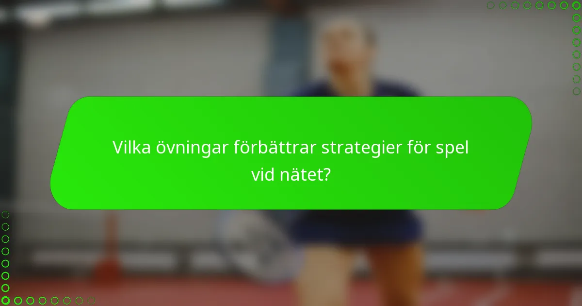 Vilka övningar förbättrar strategier för spel vid nätet?